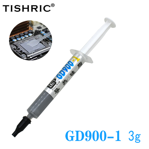 TISHRIC 3G Gd900-1 Thermal Grease Cpu Cooler Processor Cooler Heatsink Plaster Silicone GD900 For PC Water Cooler CPU ► Photo 1/6