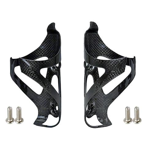 2022 2PCS Bicycle Cycling full Carbon Fibre Color Mountain Road Bike Water Bottle Holder Cages 3k carbon matte ► Photo 1/6