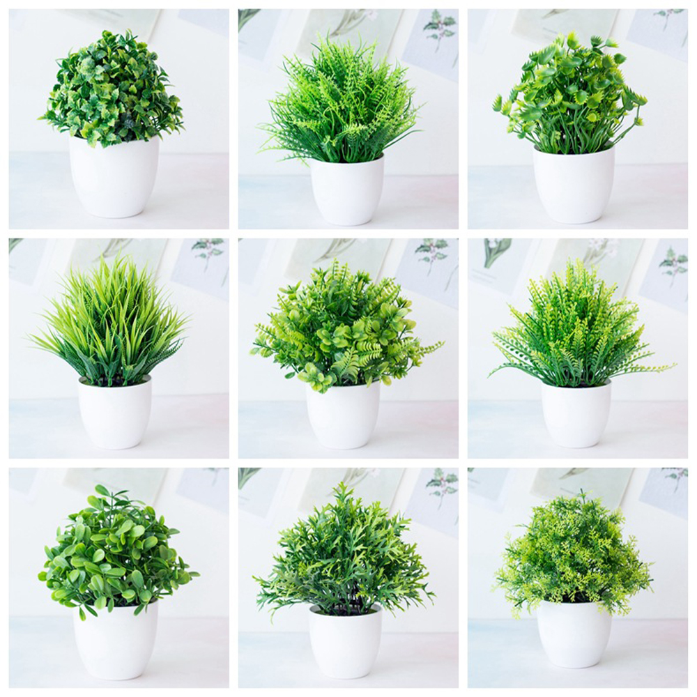Artificial Fake Tree Plant with Pot Home Garden Office Green Plants Flowers Deor 