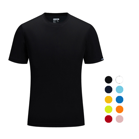 Brand SANHENG Men Summer Casual Outdoor T-Shirt Men Sports T-Shirt Plus Size Sport Fast-Dry Breathable Tops ► Photo 1/6