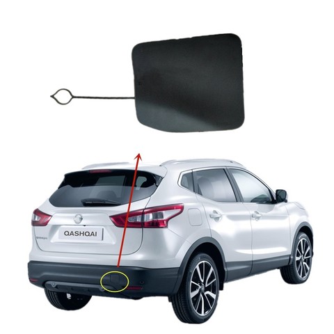 Rear Bumper Tow Hook Eye Cover Trim Trailer Cover Cap For Nissan Qashqai J11 2015-2022 ► Photo 1/3