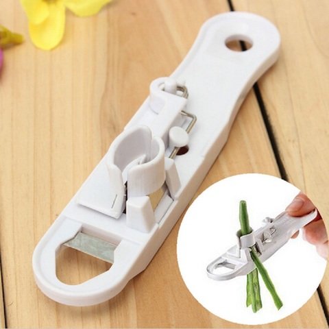 Green Bean Slicer Cutter Cut Fruit Vegetable Stringer Peeler Remover For Easy Kitchen Gadgets Cozinha Kitchen Accessories- ► Photo 1/6