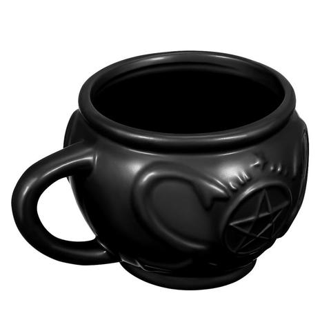 1PC Hemoton Cauldron Mug Unique Halloween Coffee Mug Witches Gift Ceramics Tea Cup for Halloween Banquet Festival (Black) ► Photo 1/6