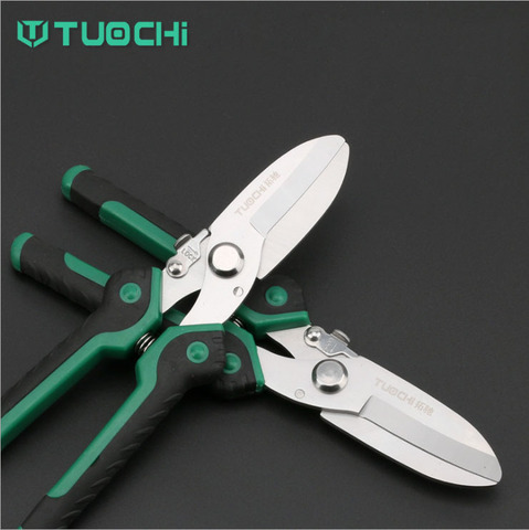 Metal Sheet Cutting Scissor Serrated Multi-purpose Industrial Scissors Tin Snips Aluminum Steel Cutter Shears Hand Tools ► Photo 1/6