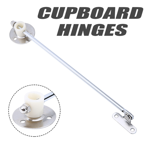 1pc 22cm Lift Up Flat Door Stay Cabinet Cupboard Lid Drop Down Hinge Disc lever Automatic ► Photo 1/6