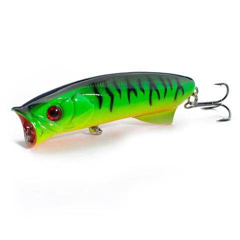 SEALURER Fishing Popper 7.5cm 11.5g Topwater Lure Fishing with Anal fin Artificial Bait 1pcs Fishing Wobbler Crankbait ► Photo 1/6