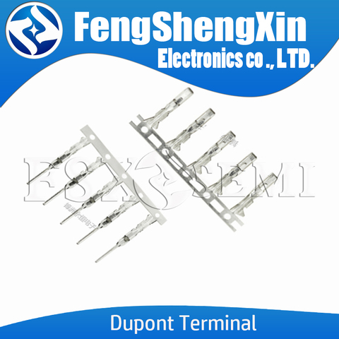Dupont terminal 2.54mm For Half Gold Plated Dupont Connector Need Tinniness Copper Metal Terminal Female Or Male Pin ► Photo 1/3
