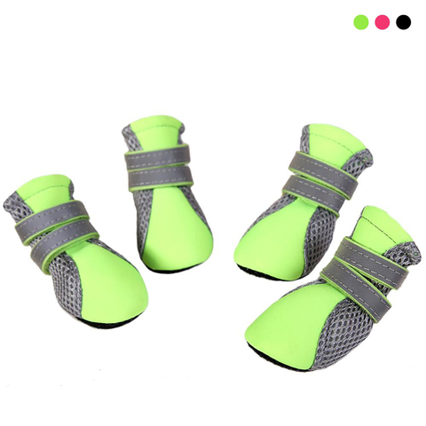 Breathable Pet Dog Outdoor Walking Shoes Net Soft Summer Pet Shoes Night Safe Reflective Boots For Large Small Dogs ► Photo 1/6