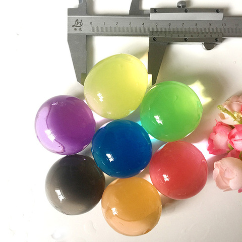 50pcs 30-50mm Pearl Shaped orbiz Crystal Soil Hydrogel Water Beads Grow Magic Jelly Ball  Plant Flower Cultivate Mud Home Decor ► Photo 1/6