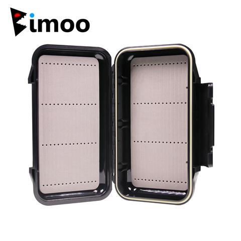 Bimoo 1pc 19.7*11.2cm Porket Streamer Fly Box Waterproof Sturdy Engineer Fishing Box Case with Waterproof Silicone Linear inside ► Photo 1/6