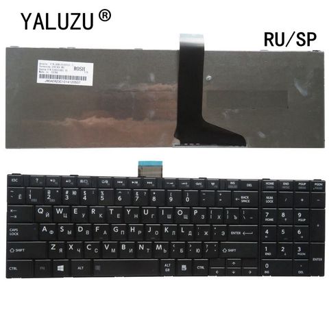 RU/SP Laptop Keyboard FOR Toshiba C850 C855D C855 C870 C870D C875 L875 L850 L850D L855 L870 L950 L955 C70 C70D C75 ► Photo 1/3