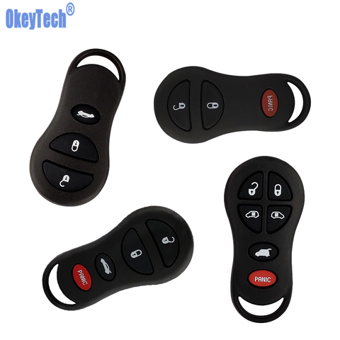 OkeyTech Car Keyless Entry Remote Key Shell Fob Case 3 4 6 BNT For Chrysler Voyager Cruiser For Dodge Ram Dakota Jeep Cherokee ► Photo 1/6