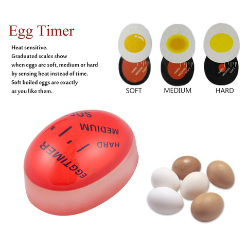 Color Changing Timer Yummy Boiled Eggs Cooking Kitchen Egg Timer Alarm  Tools