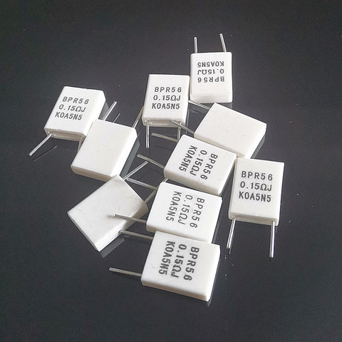 10 piece  KOA  0.15R  5W Non-inductive resistance HiFi Cement non-inductive resistor ► Photo 1/2