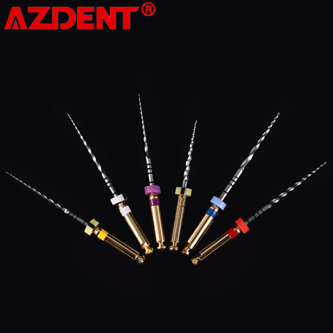 6 pcs/box Dental Engine Use NiTi Super Rotary File SX-F3 25mm Machine Taper Nickel-titanium Alloy ► Photo 1/6