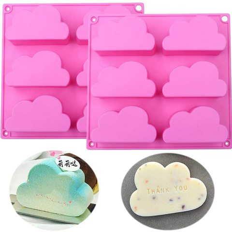 Cloud Silicone Molds for Chocolate Candy Gummy Gelatin Jello Jelly Baking Mousse Cake Soap Bath Bomb Crayons Wax Melt Plaster ► Photo 1/6