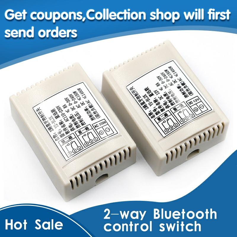 NEW 2-way Bluetooth control switch mobile phone remote control Bluetooth 4.0 relay APP wireless remote control IOT BL2K ► Photo 1/6