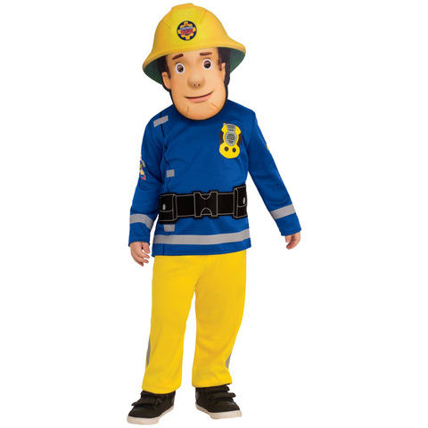 Fireman Sam Small Rescue Children Play Performances Dress Up Outfit Kids Cosplay Halloween Costumes ► Photo 1/6