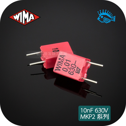 5pcs/50pcs 10nF 630V MKP2 series Germany WIMA 0.01uF 103 electrodeless film capacitor ► Photo 1/5