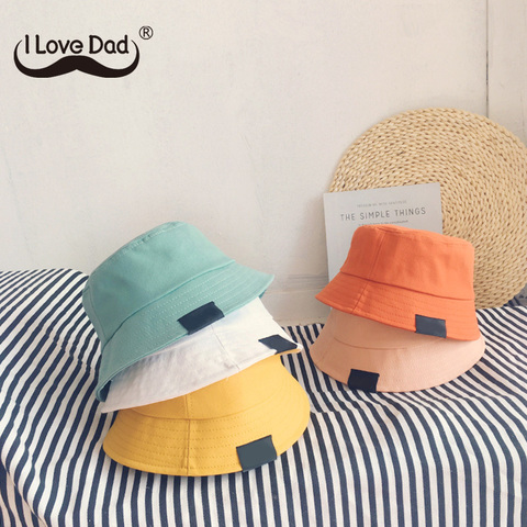 Spring Summer Baby Hat Candy Colors Wild Baby Boy Girl Bucket Hat Cute Kids Sun Hat Outdoor Infant Toddler Children Beach Caps ► Photo 1/6