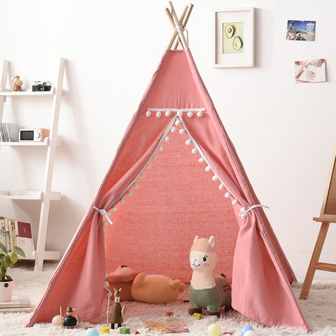 1.35/1.6m Portable Children Tipi Tents Teepee Tent For Kid Play House Wigwam for Children Tipi Infantil Kid Tent Girl play room ► Photo 1/6