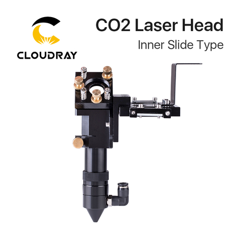Cloudray Hot Selling CO2 Inner Slide Type CO2 Laser Head with Air Assist Nozzle for Inner Rail ► Photo 1/6