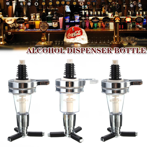 1-6 Station Liquor Bottle Dispenser Wall Mounted Bottle Bar Beverage Liquor Rotatable Dispenser Alcohol Drink Shot Wine Divider ► Photo 1/6