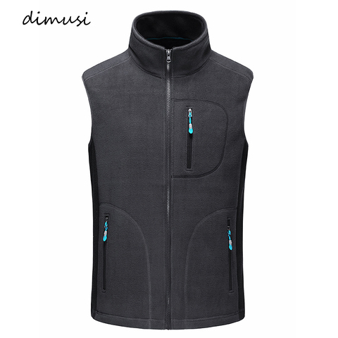 DIMUSI Winter Mens Fleece Vests Male Thick Warm Waistcoats Casual Outwear Thermal Softshell Vests Man Sleeveless Jacket Clothing ► Photo 1/6