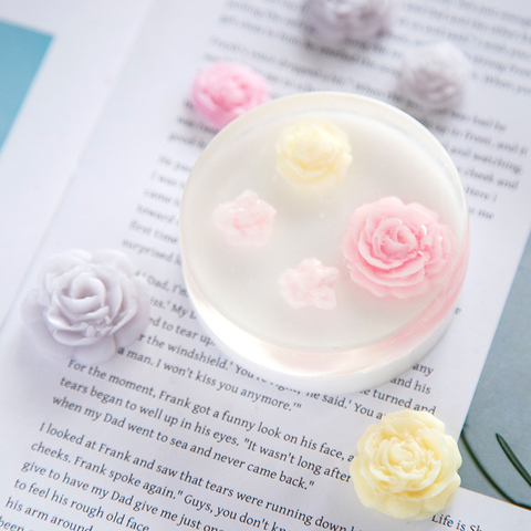 Flower Silicone Soap Mold 3D Round Shape Soap Moulds FDA Safe Silicone DIY Handmade Home Accessories For Soap Making Tools ► Photo 1/6