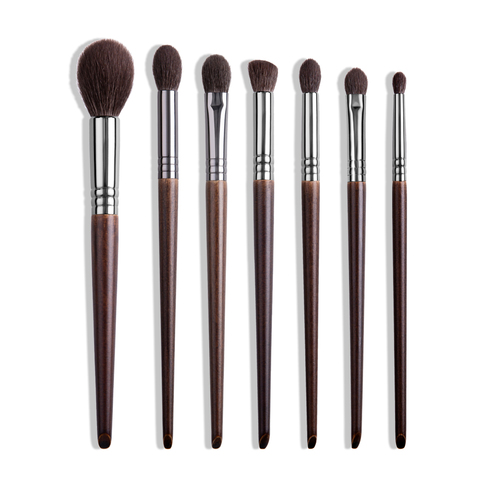 OVW All Goat Hair 7/8/9 PCS Makeup Brush Set Professional Cosmetic conjunto pinceis de maquiagem for Eye Shadow Face Contour ► Photo 1/6