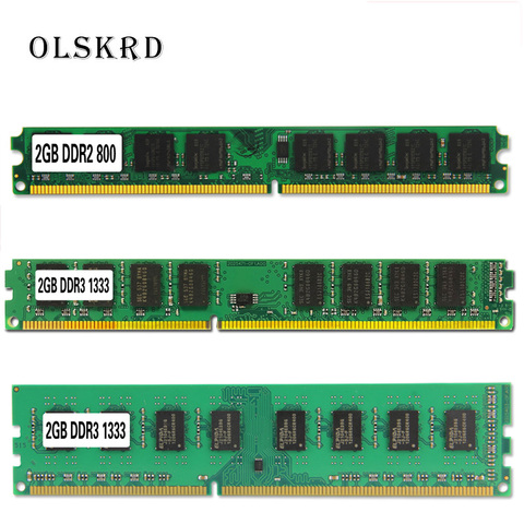 Olskrd PC Memory RAM Memoria Module Computer Desktop 1GB 2GB PC2 DDR2 4GB DDR3 8GB 667MHZ 800MHZ 1333MHZ 1600MHZ 8GB 1600 ► Photo 1/6
