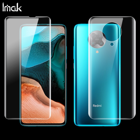 for Xiaomi Poco F2 Pro Screen Protector IMAK Hydrogel III Phone Screen+Back TPU Protective Film for Xiaomi PocoPhone F2 Pro ► Photo 1/6