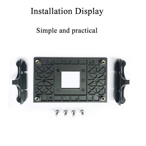 Sturdy Practical Professional Holder Stable Replacement Wear Resistant Radiator Mount CPU Fan Bracket Back Plate Support For AM4 ► Photo 1/6