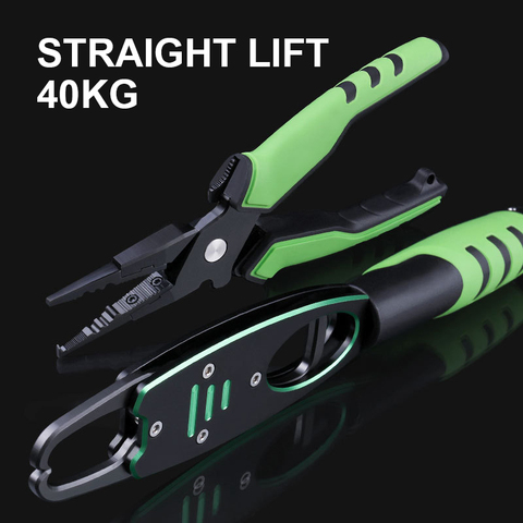 Fishing Grip And Pliers Tackles  Fishing Pliers Set With Fishing Lip Grip Weight Scale & New Color Aluminium Control Tool ► Photo 1/6