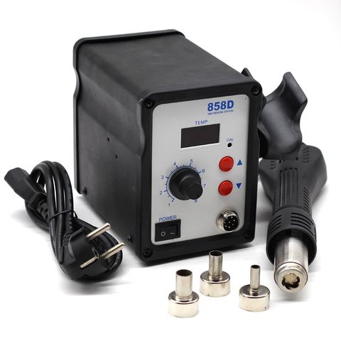 858D Hot Air Gun SMD BGA Rework Soldering Station Industrial Hair Dryer Heat Blower Desoldering Soldering Welding Tool 450W 220V ► Photo 1/6