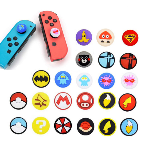 Joystick Cover Thumb Stick Grip Cap For Nintendo Switch NS Lite Joy-Con Controller Mario Nintend Joy-Con Gamepad Thumbstick Case ► Photo 1/6