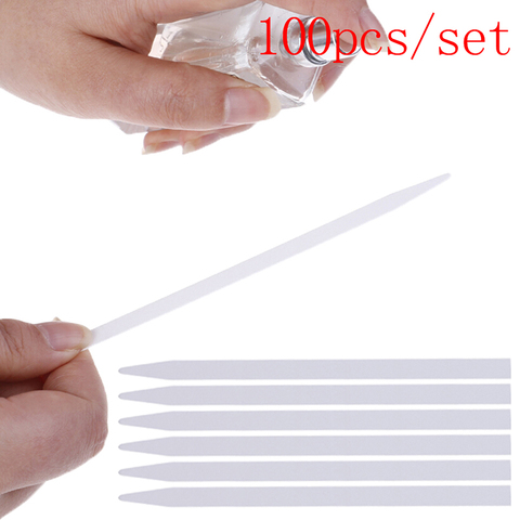 100pcs Tester Strips Fragrance Disposable White Women Smell Paper Paper Strips Test Paper Aromatherapy Perfume Essential Oils ► Photo 1/6