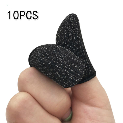 10pcs Mobile Game Fingertip Gloves for Gamer Sweatproof Anti-slip Touch Screen Finger Sleeve Breathable Gaming Fingertip Cover ► Photo 1/6