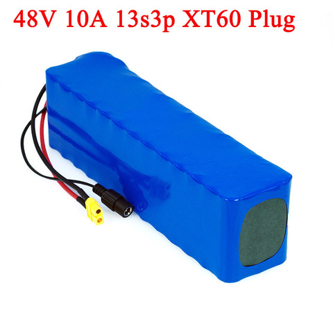 LXIAOYU 48v lithium ion battery 48v 10Ah 1000w 13S3P Lithium ion Battery Pack For 54.6v E-bike Electric bicycle Scooter with BMS ► Photo 1/5