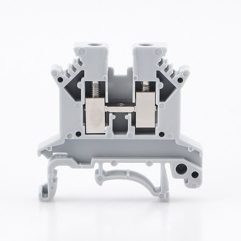 Din Rail Terminal Block UK-2.5B Wire Conductor Universal  Connector Screw Contact Connection Terminal Strip Block UK2.5B 1Piece ► Photo 1/6