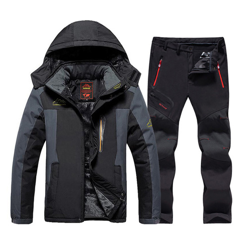 2022 New Men's Ski Suit Brands Windproof Waterproof Thicken Warm Snow Coat Winter Skiing And Snowboarding Jacket and Pants Set ► Photo 1/6