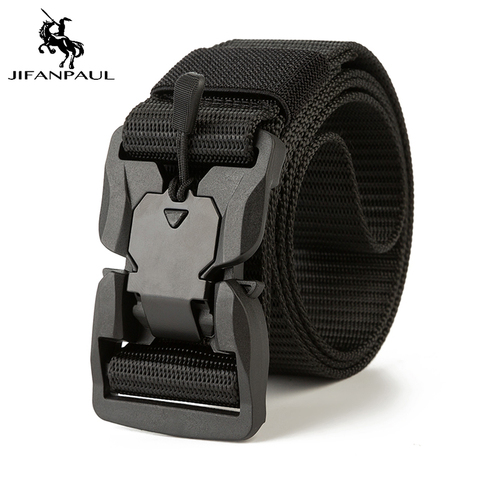 New Magnet Buckle Outdoor Tactical Belt Magnetic Unisex Function Combat Survival High Quality Marine Nylon Sports Soft ► Photo 1/6
