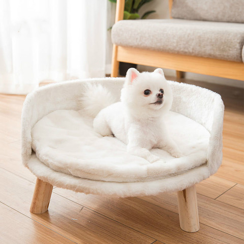 Spring and autumn four seasons pet sofa nest cat litter kennel dog bed Teddy warm winter supplies ► Photo 1/6