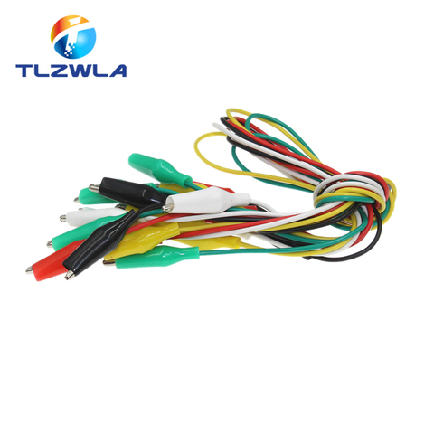 5pcs Line length 30cm Crocodile clip number 35mm 28mm Double-ended Crocodile Clips Cable Alligator Clips Wire Testing Wire Clip ► Photo 1/3