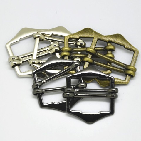 20MM 25MM 30MM Metal Alloy Adjuster Sliding Buckle Double Pin Buckle DIY Accessories ► Photo 1/6