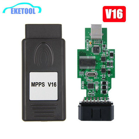 MPPS V21 V18 Main+Breakout Tricore MPPS V16 V13.02 Professional ECU Chip Tuning Checksum CAN Flasher Remap OBDII ECU Programmer ► Photo 1/6