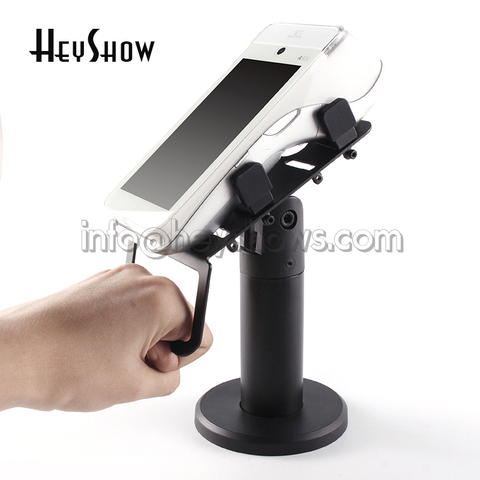 360 Degree POS Machine Display Stand Cashier Credit Card Machine Stand Adjustable Claws Black Flexible Security POS Holder ► Photo 1/6