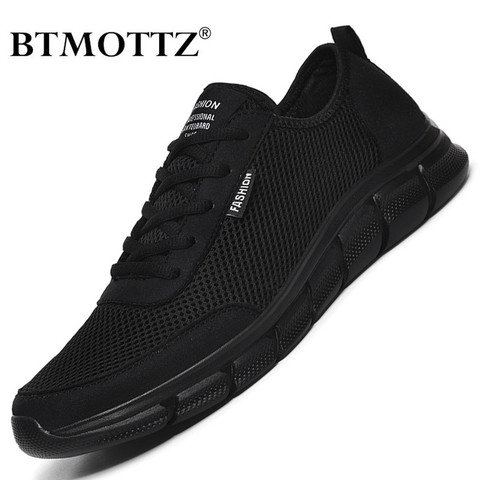 Summer Mesh Men Shoes Lightweight Sneakers Men Fashion Casual Walking Shoes Breathable Lace-up Mens Trainers Zapatillas Hombre ► Photo 1/6