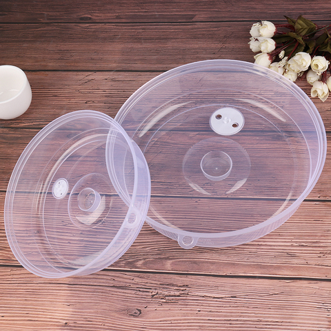 1pc Microwave Oven Bowl Cover Food Preservation Seal Fresh Keeping Pot Lid Transparent Kitchen Utensil Cover ► Photo 1/6