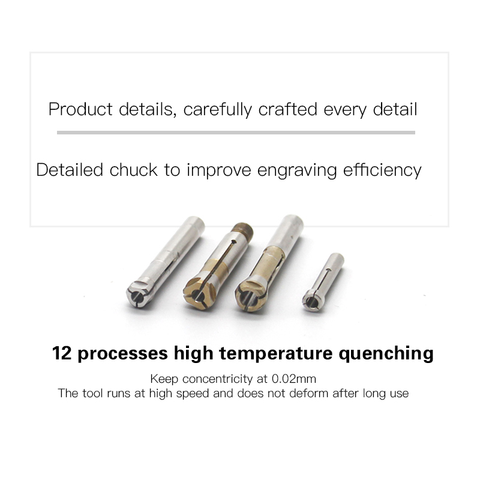 1 Pc SAESHIN STRONG Micromotor Polishing Handpiece 2.35mm 3.0mm 3.175mm Collet Chuck for Strong 107double-lock Brushless  handpi ► Photo 1/6